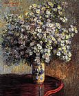 Asters Canvas Paintings - Asters